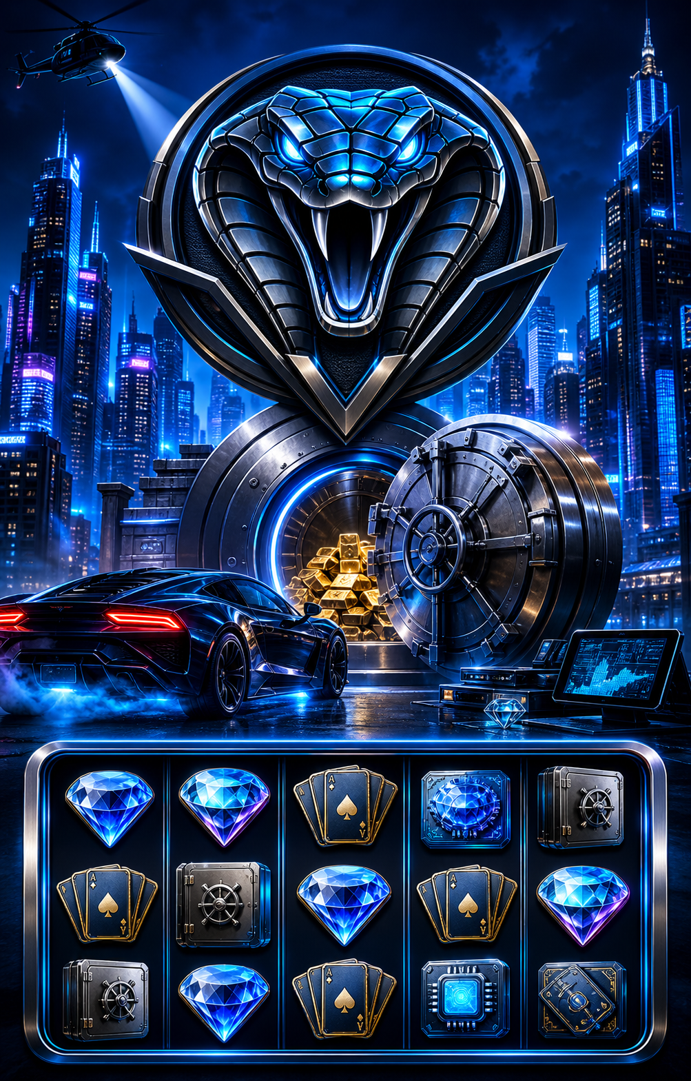 Viper City Heist demo slot cover